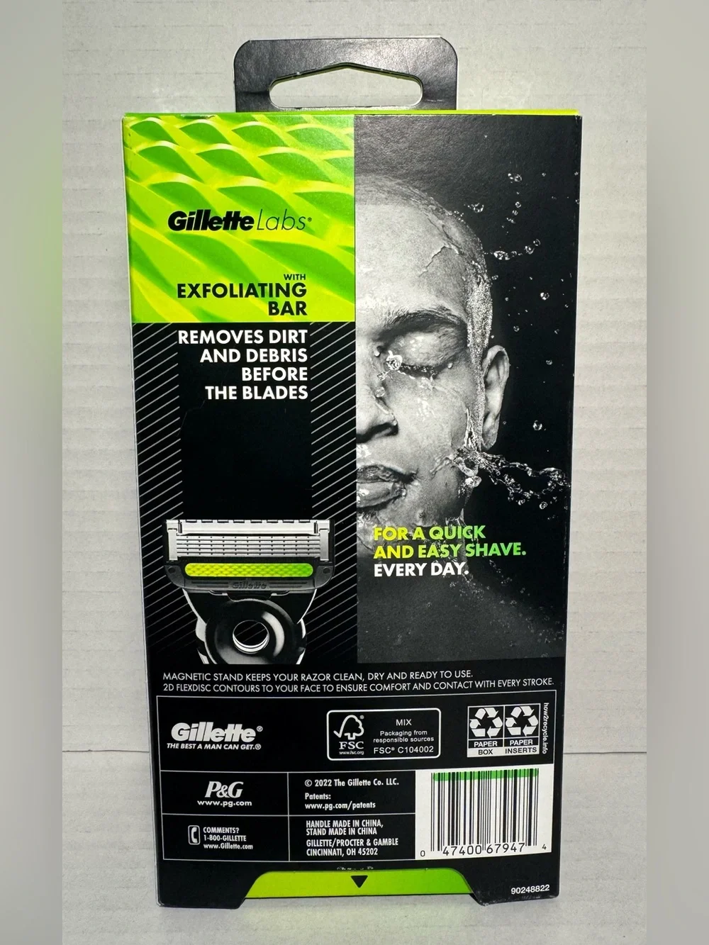Gillette labs W Exfoliating Bar 5 blades Men's Razor